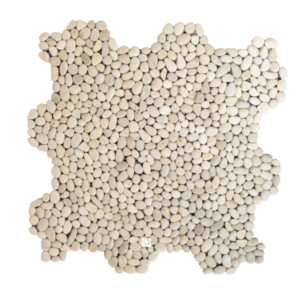 1042 - SEIXO TELADO MINI BRANCO 31,5x31,5CM